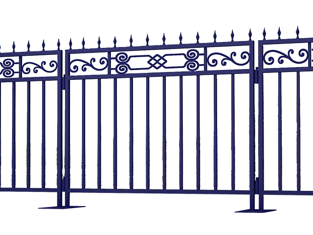 硬隔離護欄（藍色中國結(jié)）